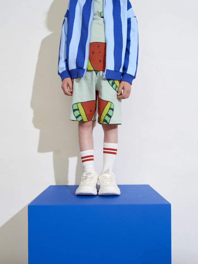 Kids' Ripple Bomber Croco Jacket Blue Striped