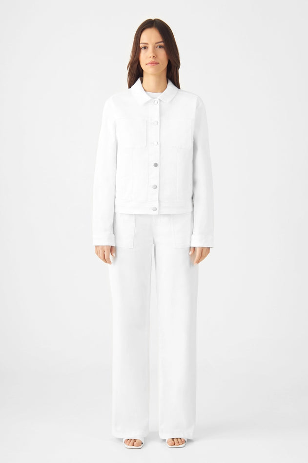 Callisto Denim Jacket White Denim