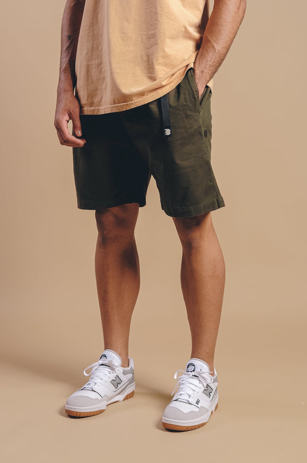Ecodye Cotton Climber Shorts Ivy Green