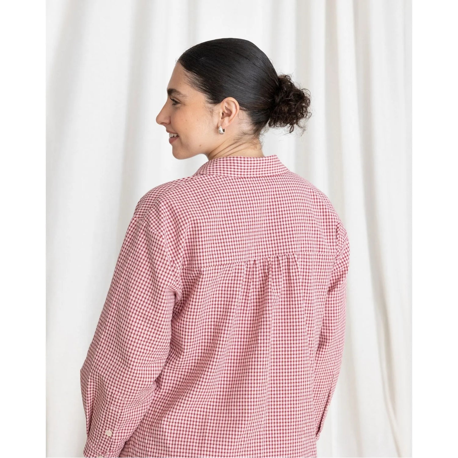Vichy Shirt Burgundy