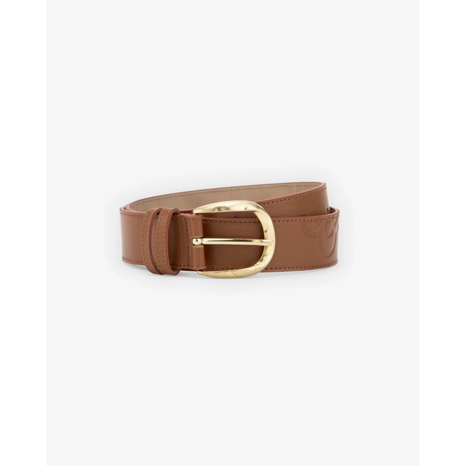 Flower Belt Brown