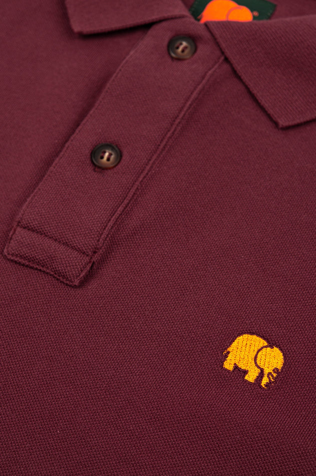 Essential Polo Shirt Burgundy