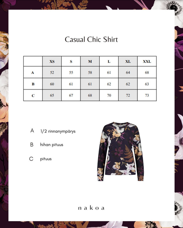 Casual Chic Print Shirt Secret Lily