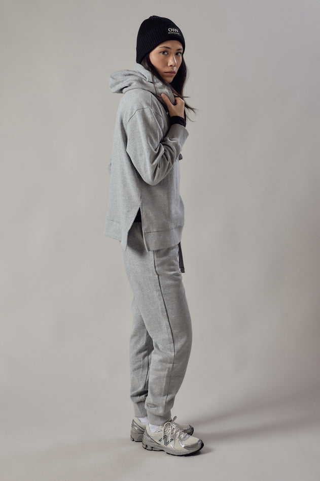 Women's Hoodie With Side Slits