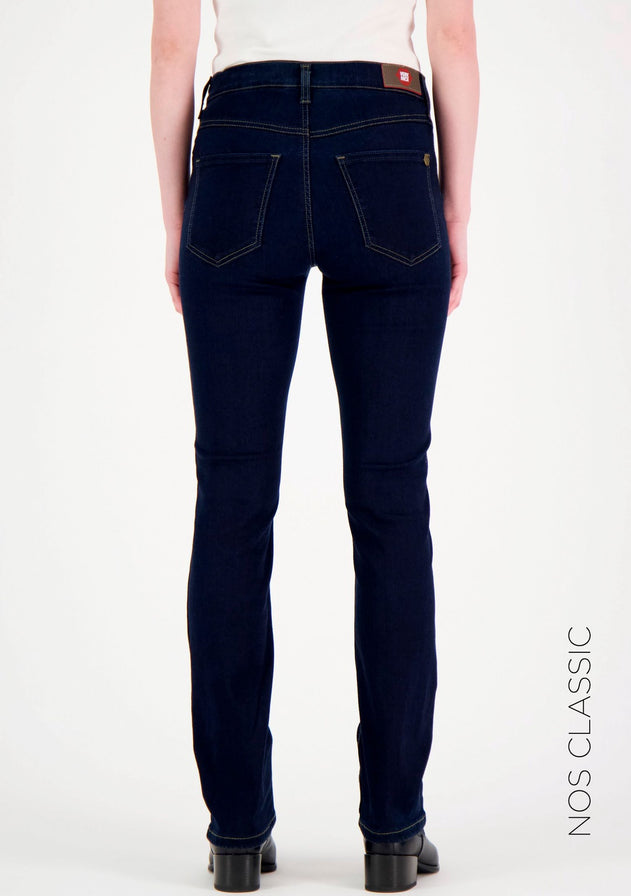 Emily Straight Leg Super Stretch Jeans Dark Blue