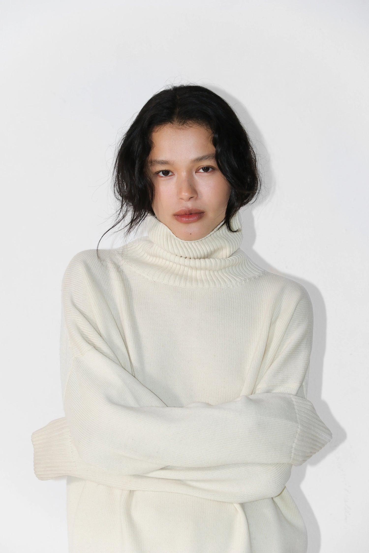 Rhea Poolovillapaita Cream