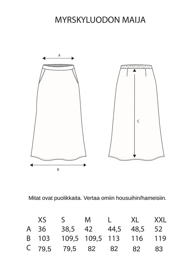 Framtiden Skirt Orange