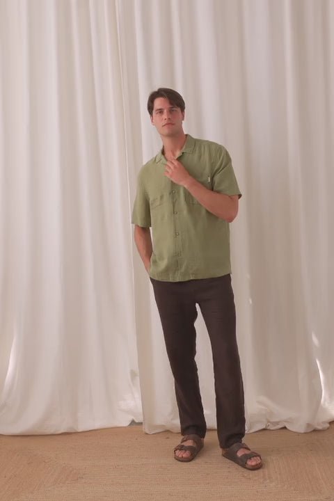 Olorua Shirt Sage Green - IVALO.COM