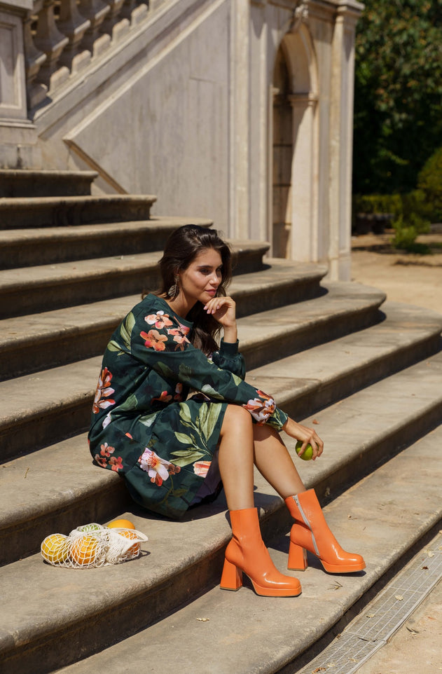 Poppy Dress Olive Siesta