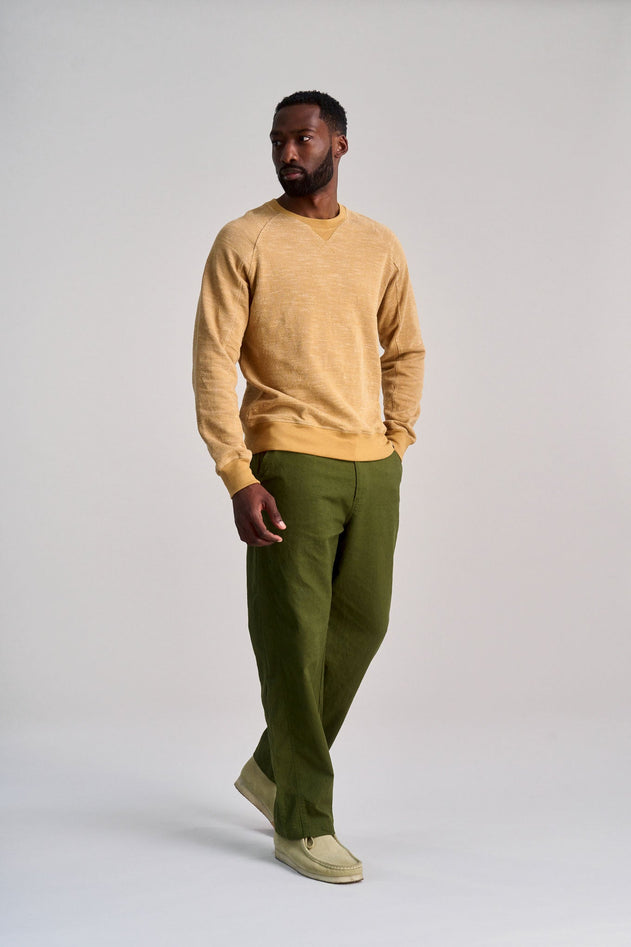 Anton Organic Cotton Sweater Sand melange