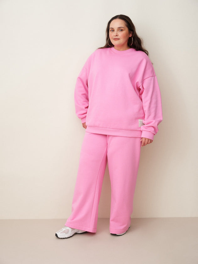Superpower Oversize Sweatshirt More Pink
