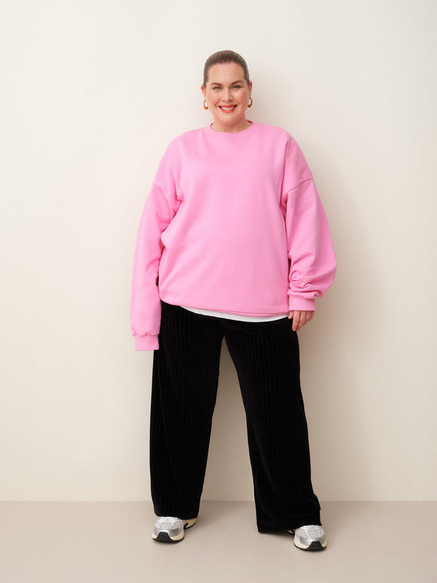 Superpower Oversize Sweatshirt More Pink