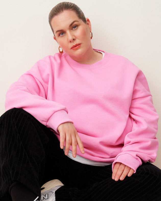 Superpower Oversize Sweatshirt More Pink