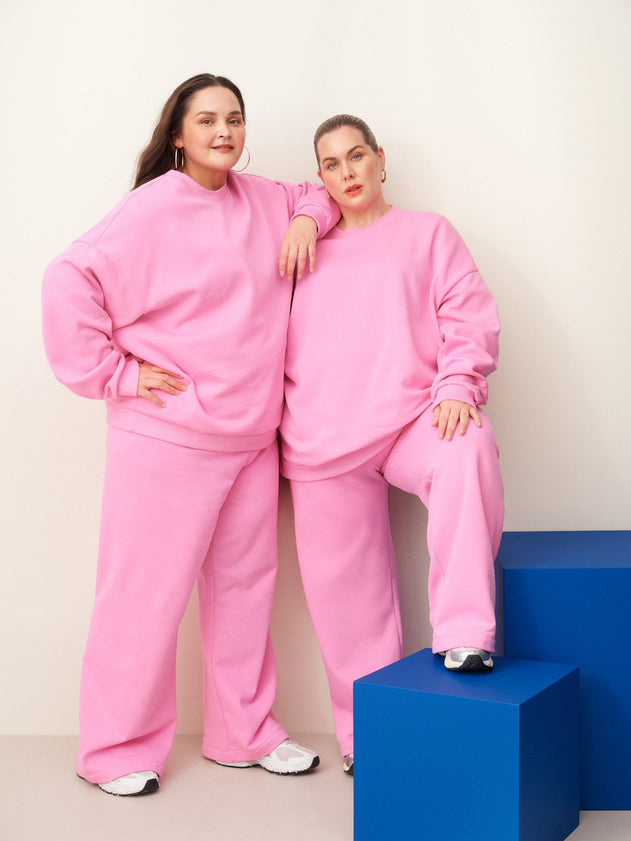 Superpower Oversize Sweatshirt More Pink