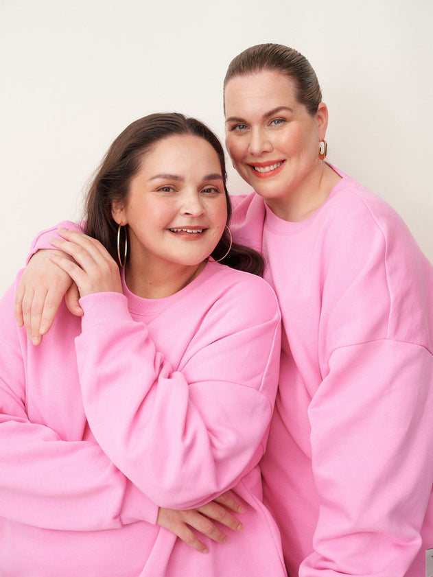 Superpower Oversize Sweatshirt More Pink