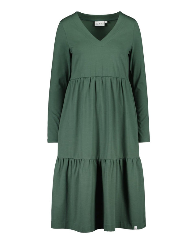 Amélie Layered Dress Evergreen - IVALO.COM