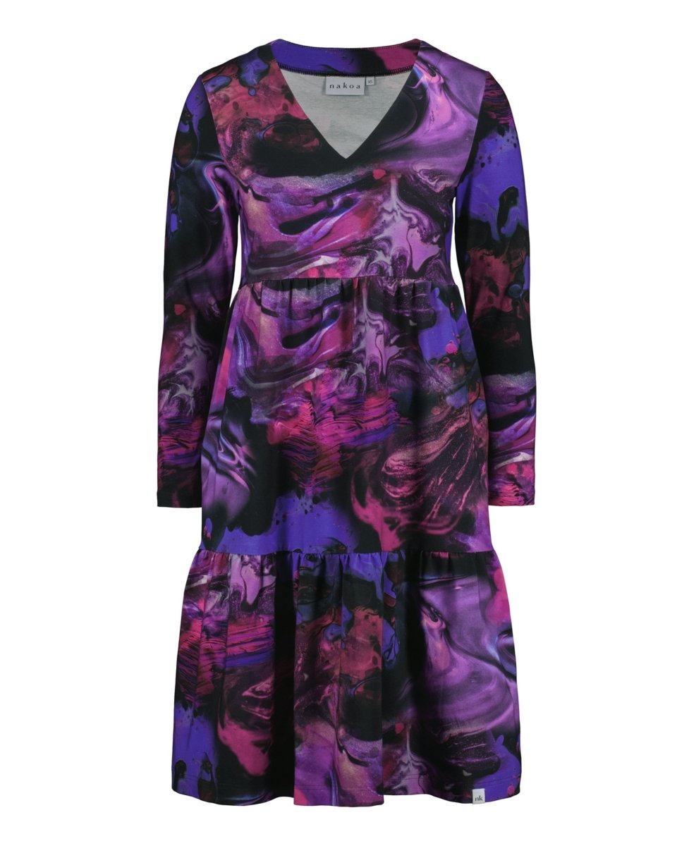 Amélie Layered Dress Marble - IVALO.COM