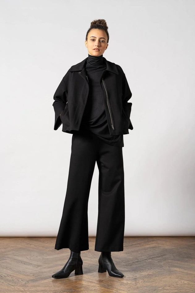 Lottie Wide Pants Black - RESIDUS - IVALO.COM