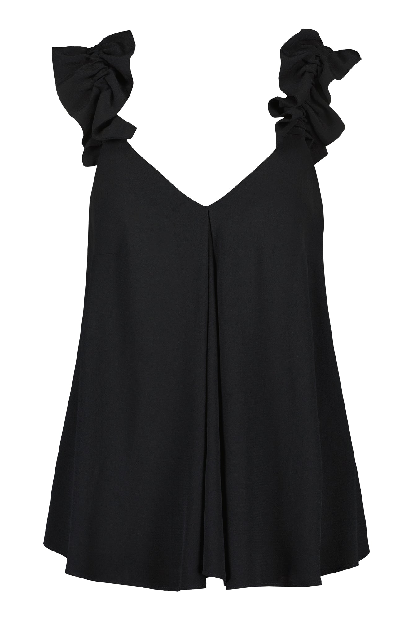 Åva Sleeveless Top Raven Black