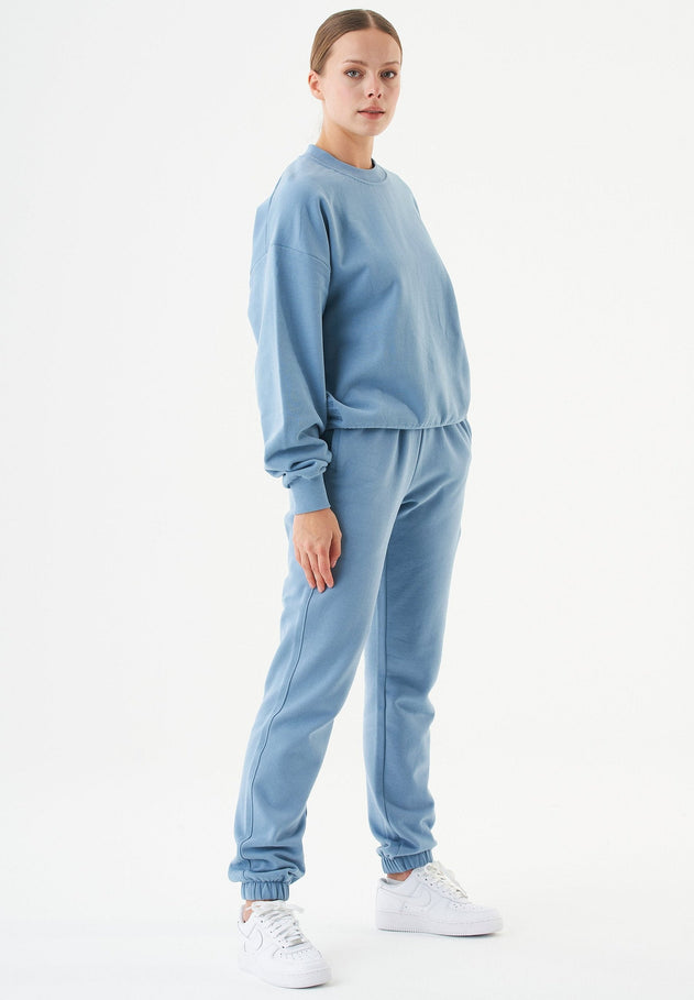 Buket Soft Touch Organic Cotton Sweatshirt Steel Blue