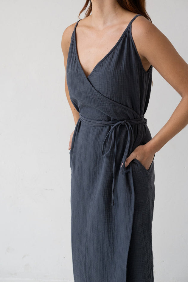 Brielle Strap Dress Black