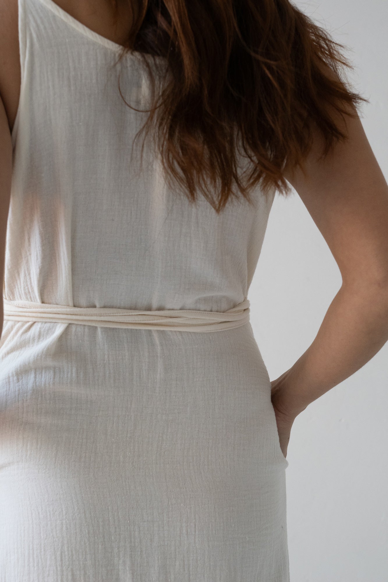 Brielle Strap Dress Beige