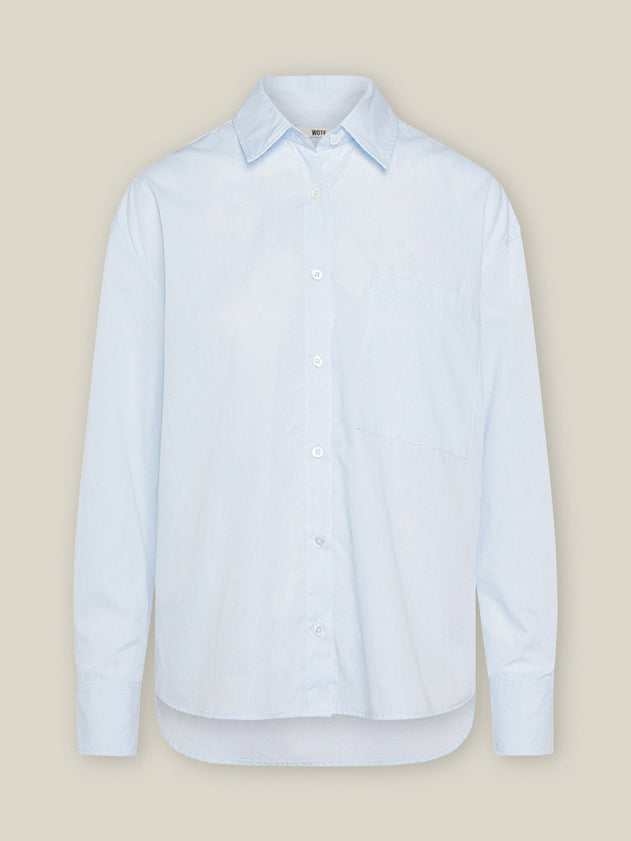 Oversized Organic Button-Up Shirt