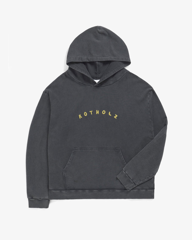 Unisex Bubbly Logo Huppari Haalea Musta