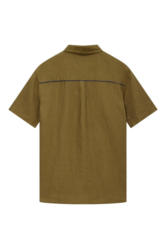 Dingwalls Linen Shirt Khaki