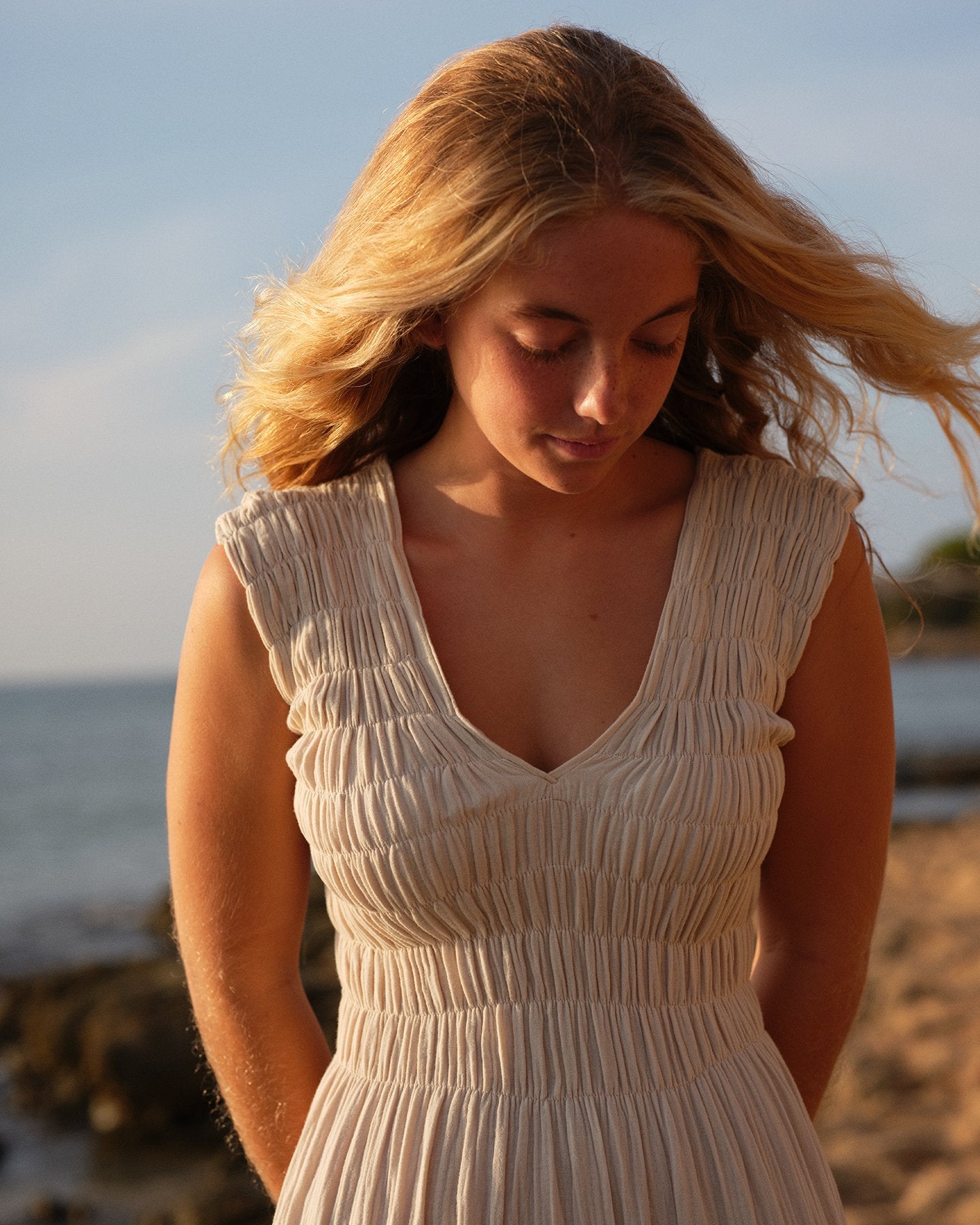 Albazer Organic Cotton Muslin Dress