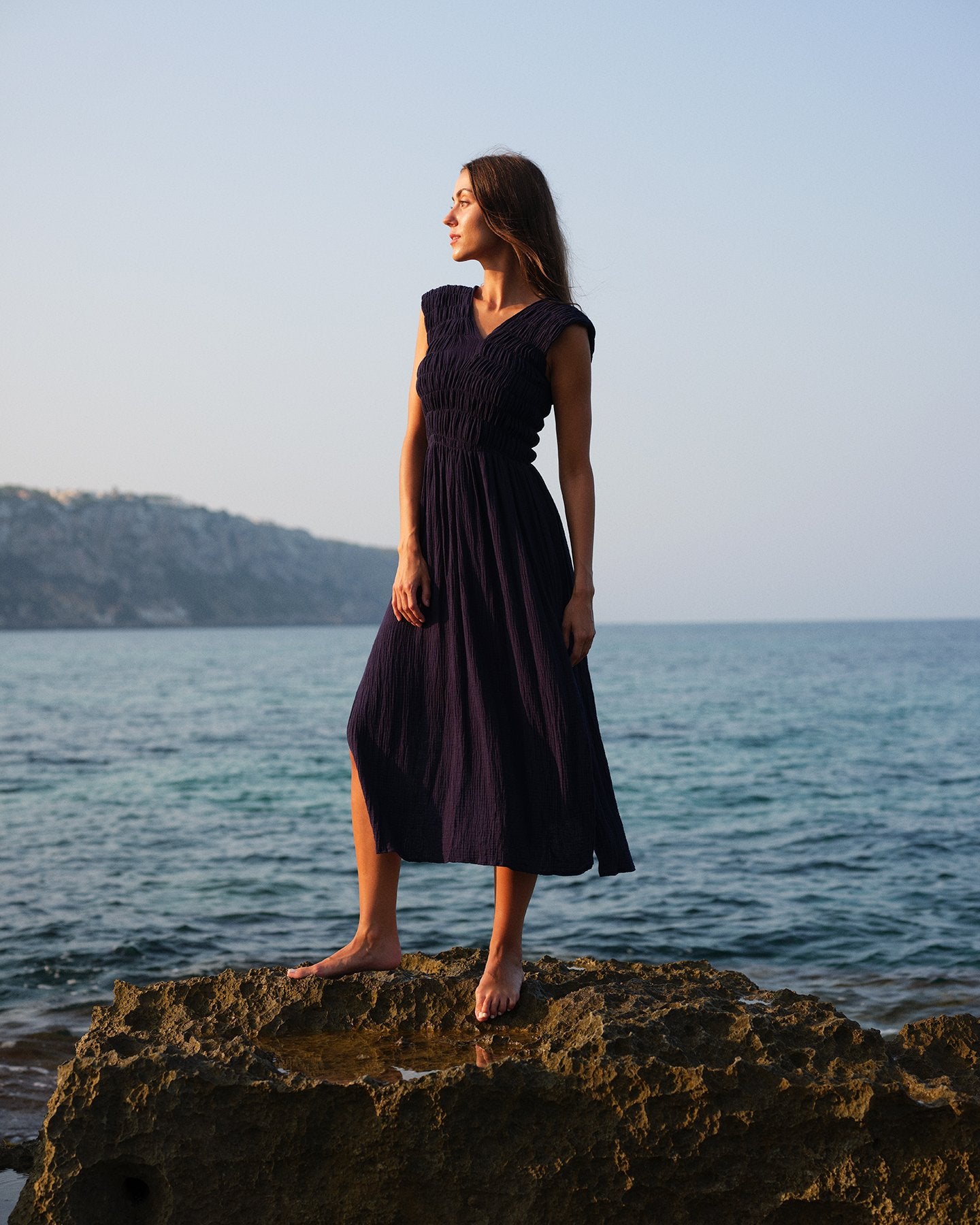 Albazer Organic Cotton Muslin Dress