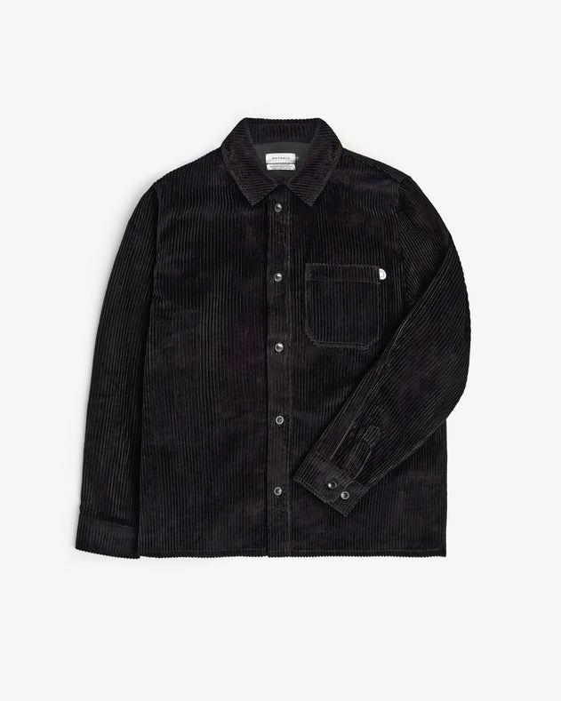 Cord Casual Shirt True Black