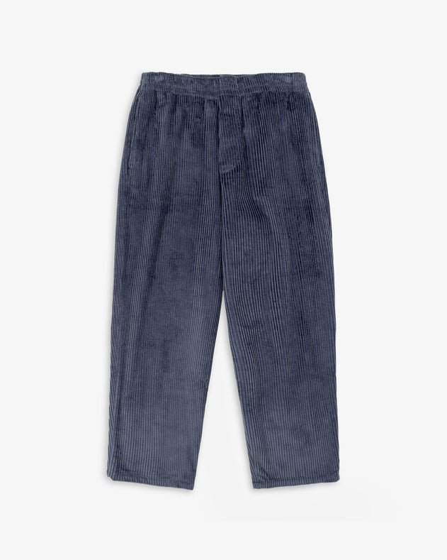 Corduroy Wide Pants Stone Blue