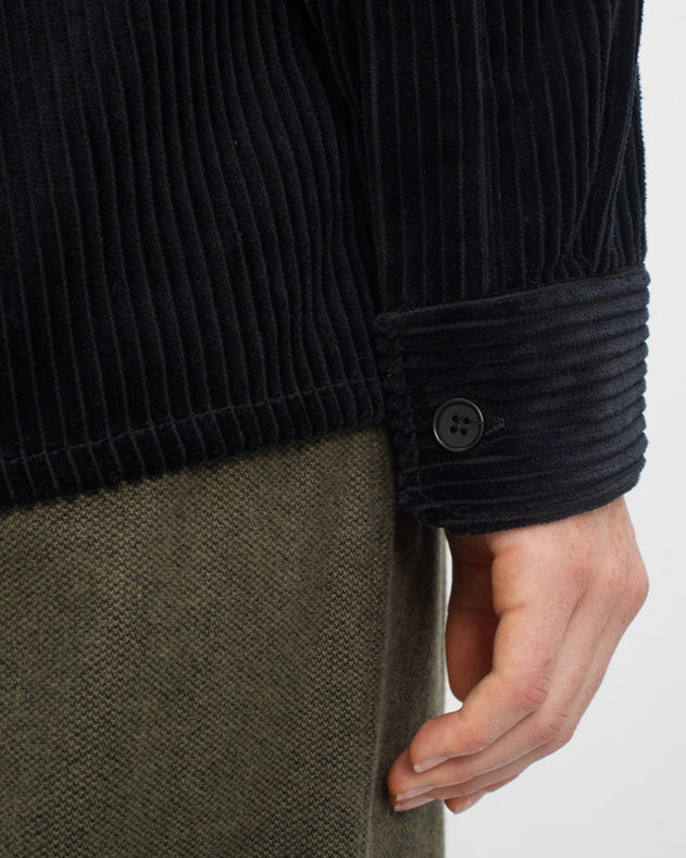 Cord Casual Shirt True Black