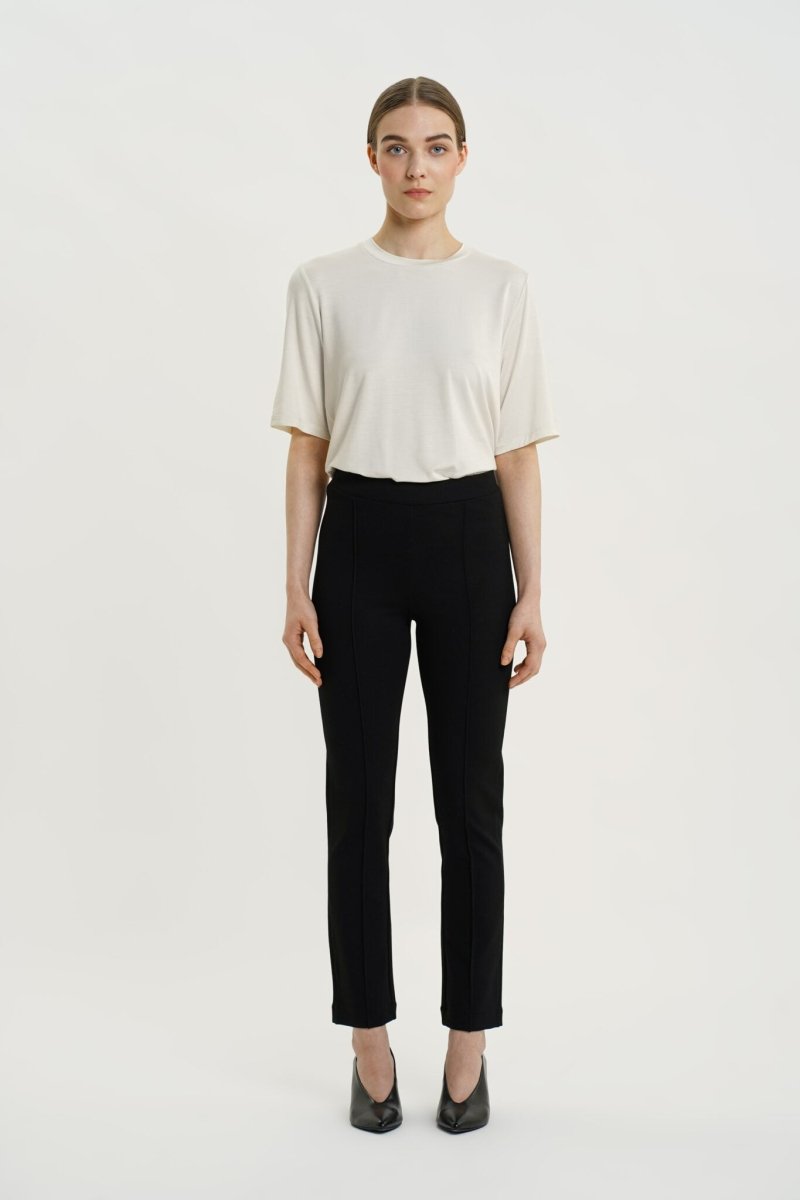 Lou Straight Pants Black - IVALO.COM
