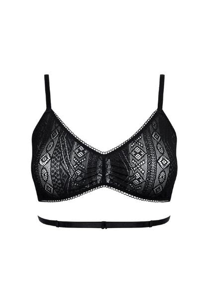Darling Cross-Over Low Back Rintaliivit Musta