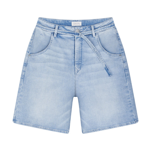 Blinky Soft Denim Shorts Light Blue