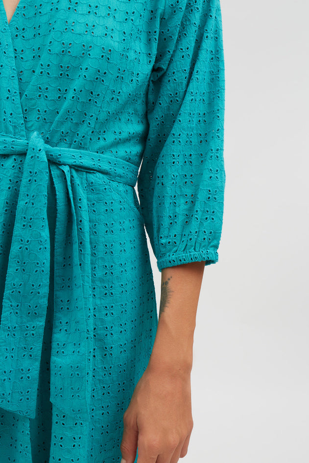 Volga Dress Turquoise
