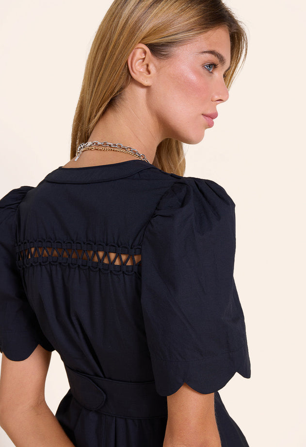 Euphoric Short Dress Onyx Black