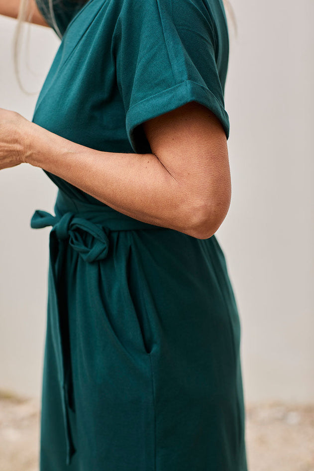 Frida Dress Green Blue