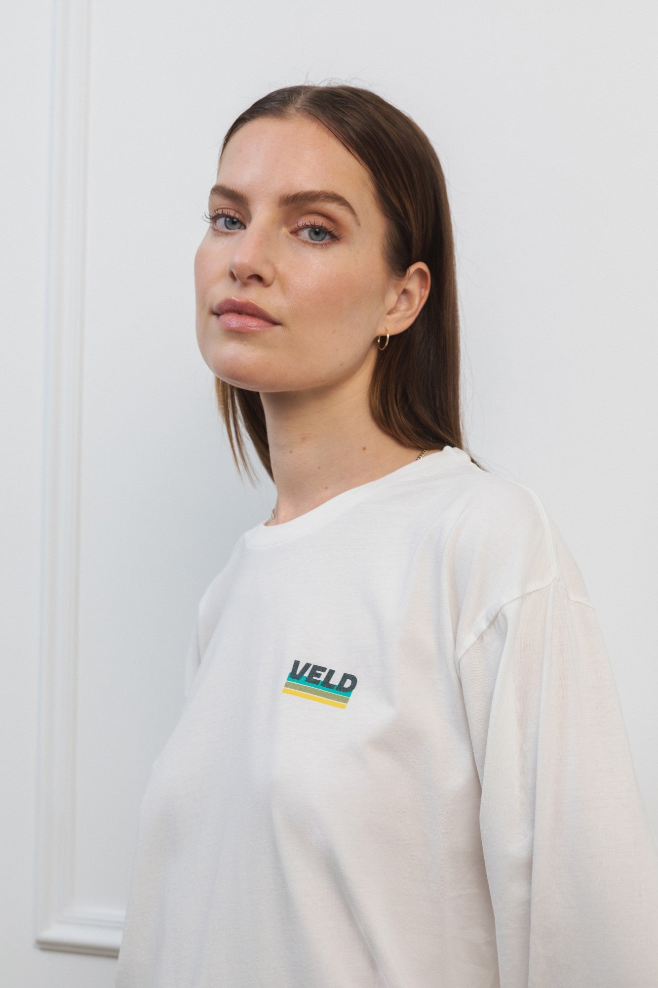 Beverly Après Ski Long Sleeve T-Shirt White