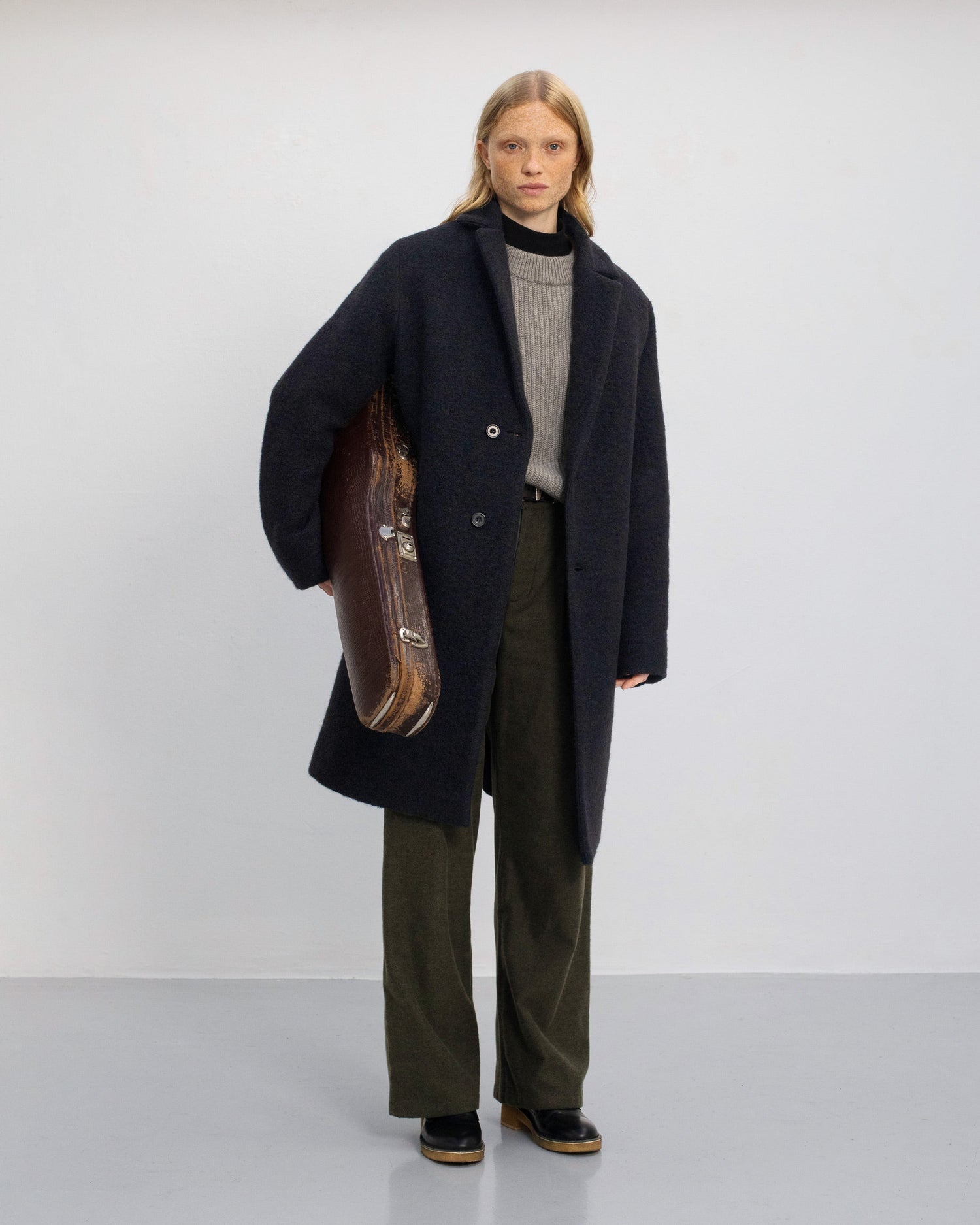 Formal Coat Soft Black