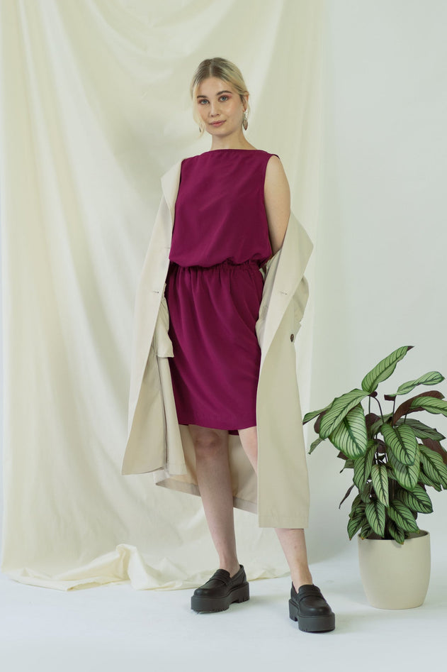 Bella Dress Magenta