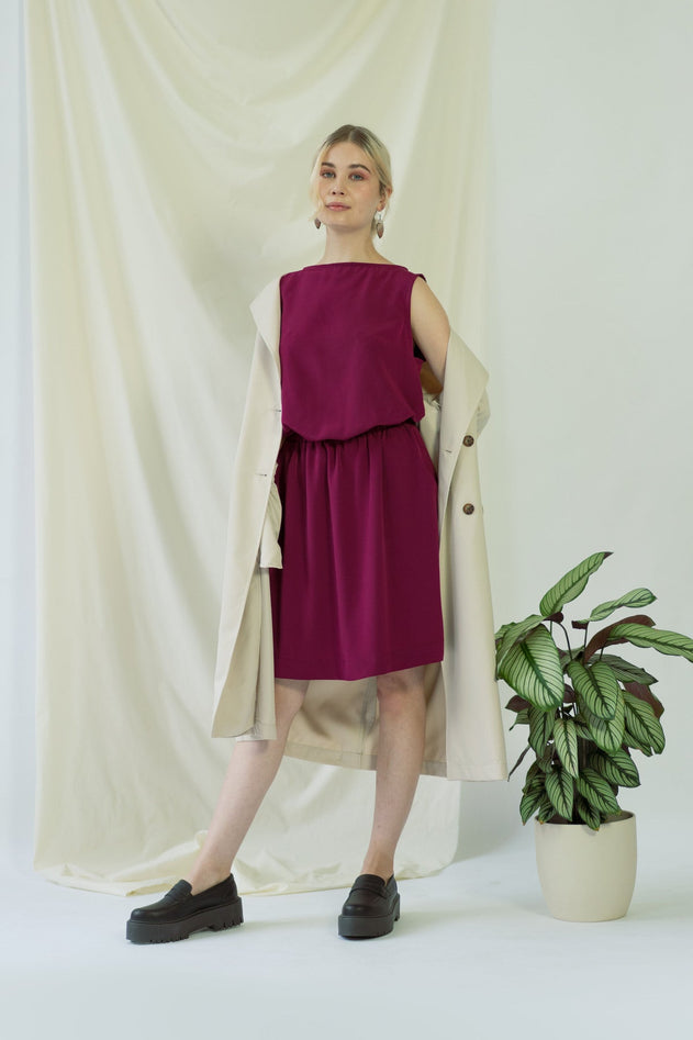 Bella Dress Magenta