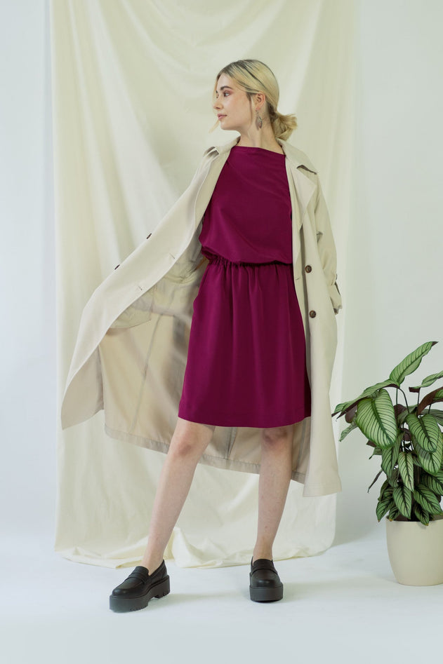 Bella Dress Magenta