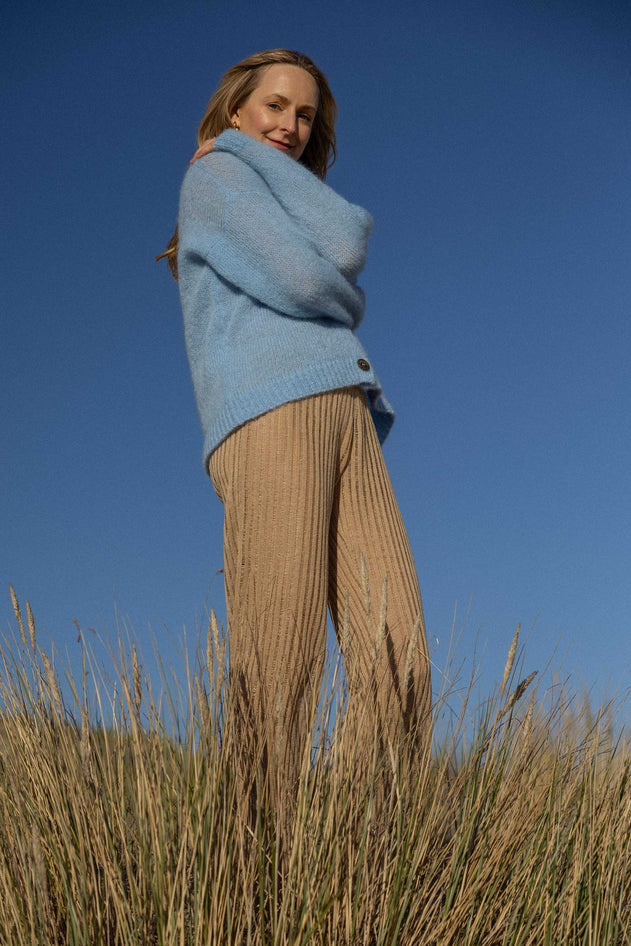 Melody Mohair Cardigan Sky Blue