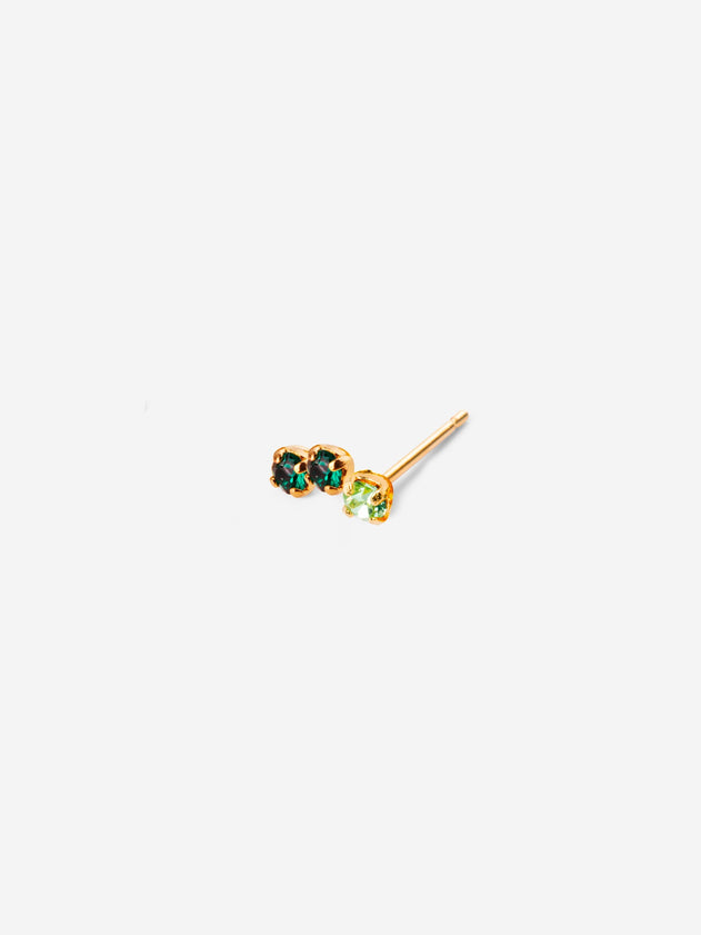 Gaston Earrings Green