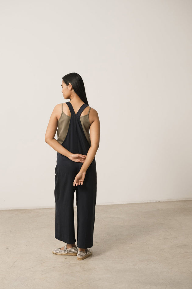 Hyuna Tencel Jumpsuit Navy Blue
