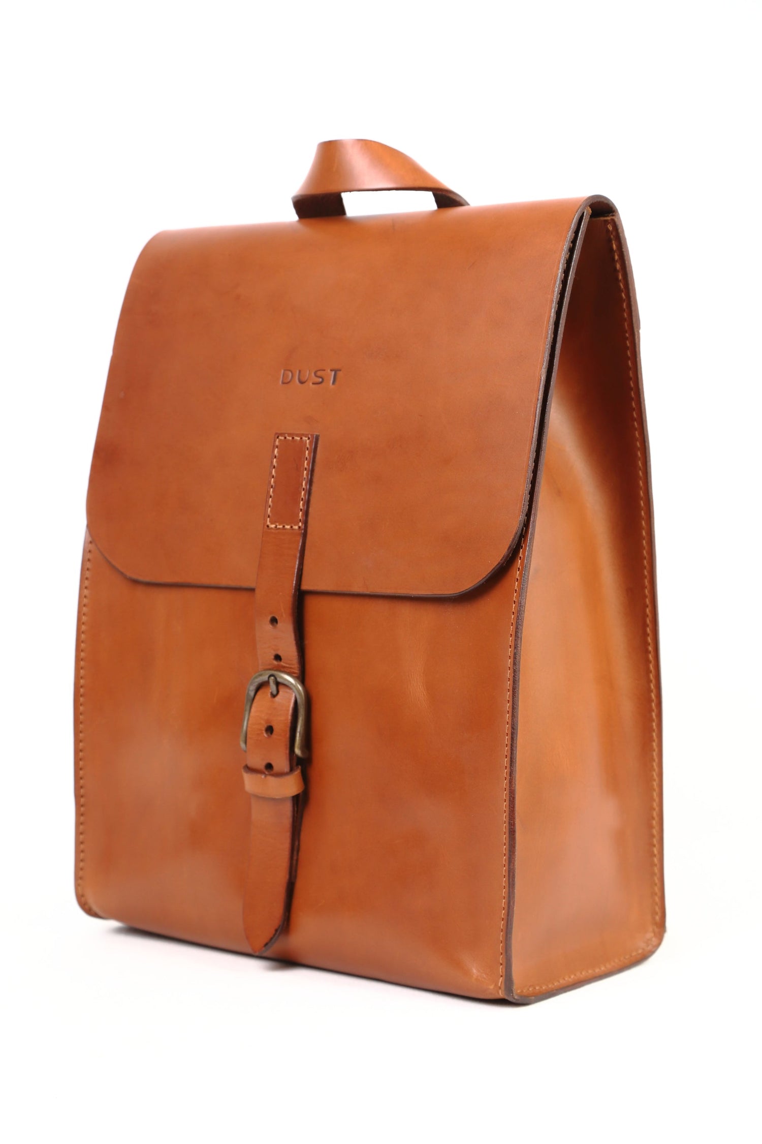 Leather Backpack Mod 120 Cuoio Brown