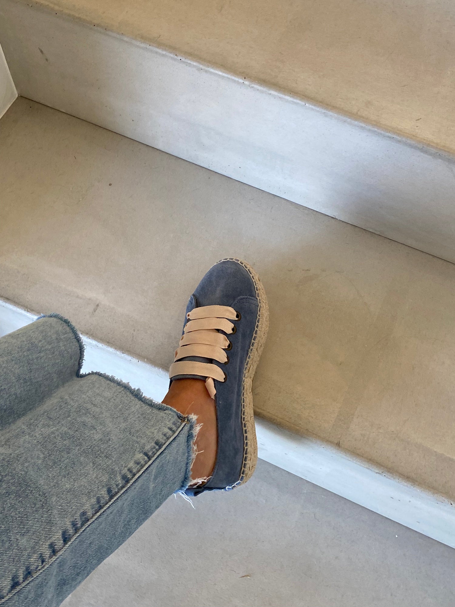 Blue Sneaker Espadrilles